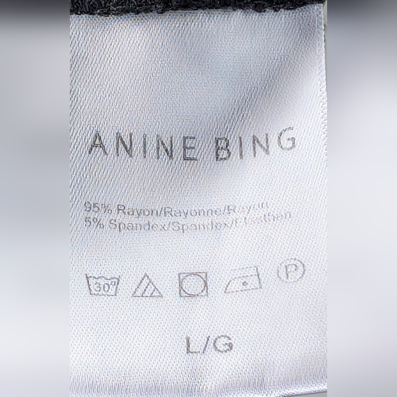 Anine Bing • August  Tank Top in Black - Picture 7 of 8